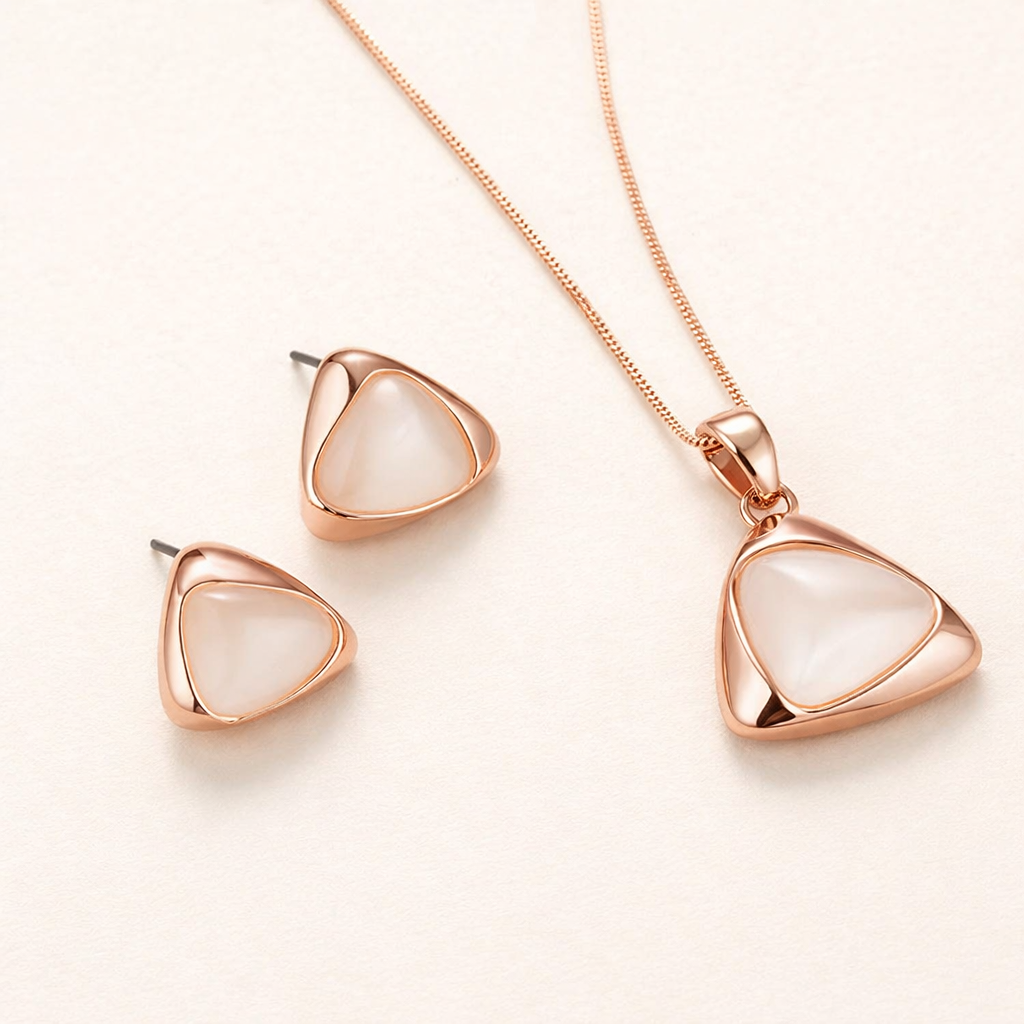 Glennia™ Triangle Cat-Eye Jewellery Gift Set